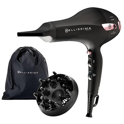 Imetec P7 3200 Bellissima Asciugacapelli 2100 Watt (Rosa - Nero)
