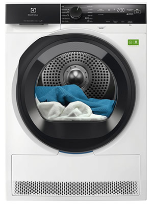 Electrolux EW7H49YB 700 DelicateCare Asciugatrice Pompa di Calore 9 KG Classe B (Bianco - Nero)