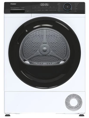 Haier HD100-A2939E-IT I-Pro Serie 3 Asciugatrice Pompa di Calore 10 KG Classe E (Bianco - Nero)