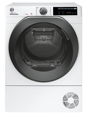 Hoover NDE H11A2TCBEXS-S H-DRY 500 Asciugatrice 11 KG Classe E (Bianco - Nero)