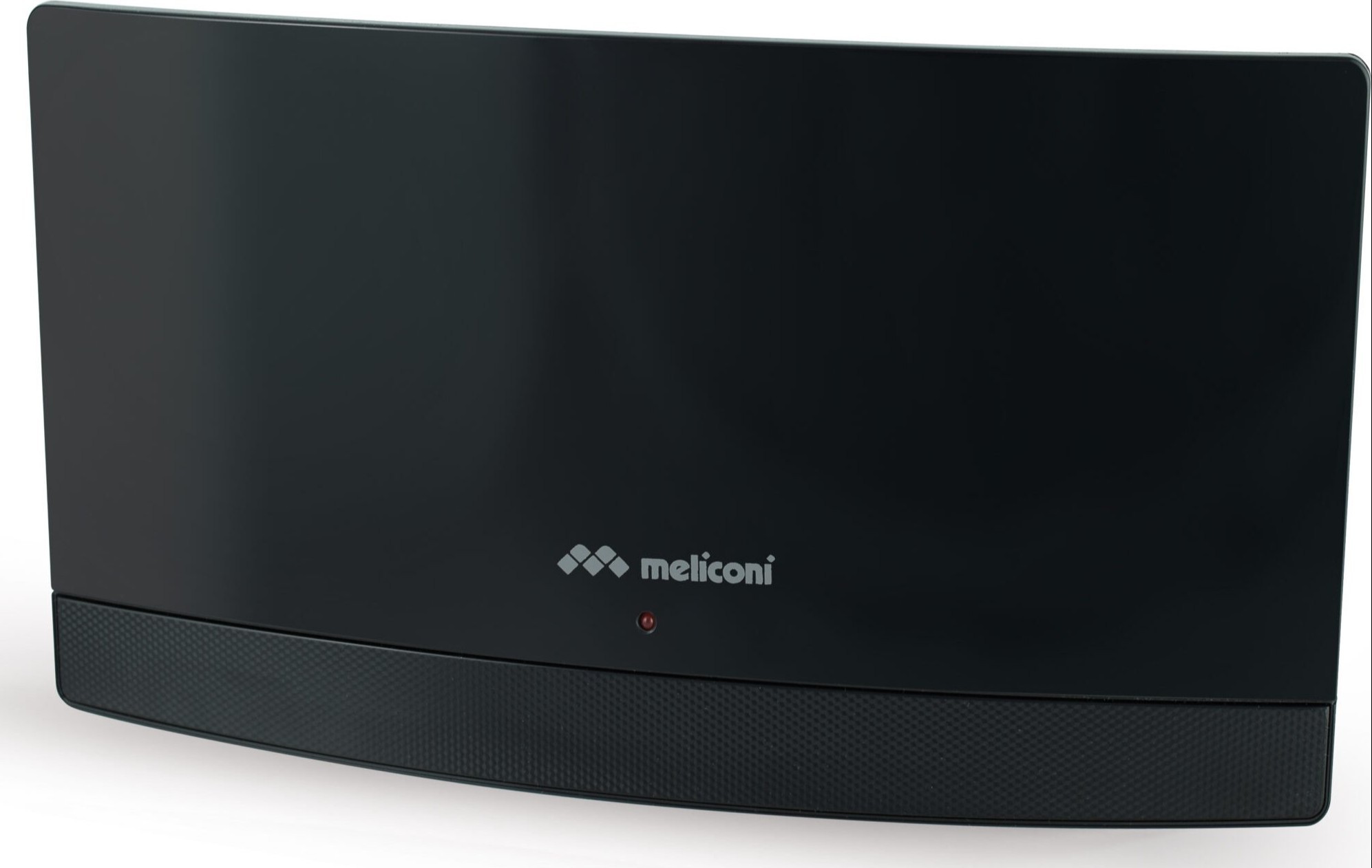 Meliconi AT 55 R1 Antenna TV USB da Interni ad Amplificazione Regolabile (Nero)