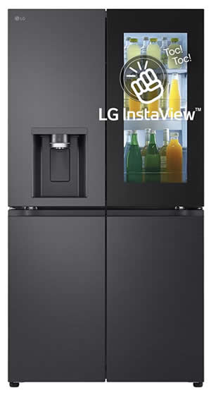 LG GMG960EVJE INSTAVIEW Frigorifero Americano 638 Litri No Frost Classe E (Nero)
