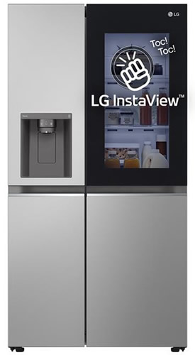 LG GSGV80PYLD InstaView Frigorifero Americano 635 Litri No frost Classe D Wi-Fi (Inox)