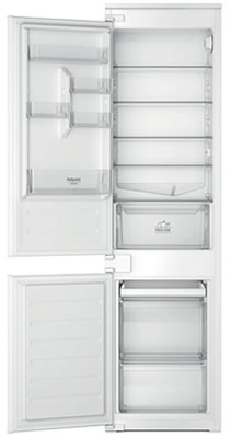 Hotpoint Ariston HAC18D031A1 Frigoriferi Combinato da Incasso 268 Litri Low Frost Classe E (Bianco)