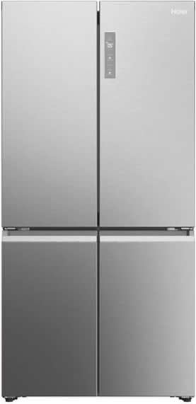 Haier HCR79F19ENMM Frigorifero Americano 646 Litri Classe E No Frost (Platino - Acciaio)