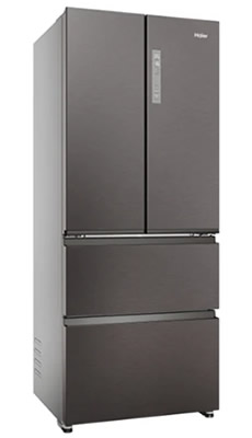 Haier HFR3718ENMD Frigorifero Americano 402 Litri No Frost Classe E (Antracite)