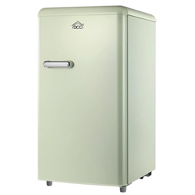 DCG Eltronic MF100C Frigorifero con Congelatore Monoporta 100 Litri Retrò Defrost (Crema)
