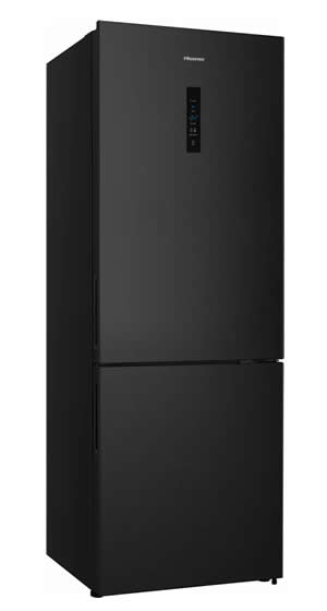 Hisense RB645N4BFE Frigorifero Combinato 495 Litri No Frost (Nero)