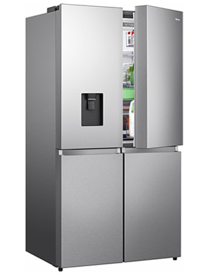 Hisense RQ758N4SWSE Frigorifero Americano 606 Litri No Frost Classe E (Inox)
