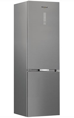Whirlpool WHK 26404 XP5E Frigorifero Combinato 355 Litri No Frost Classe D (Acciaio Inox)