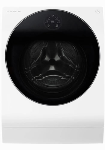 LG LSWD100E Lavasciuga con Pompa di Calore 7/12 KG 1600 Giri/min Classe A (Bianco - Nero)