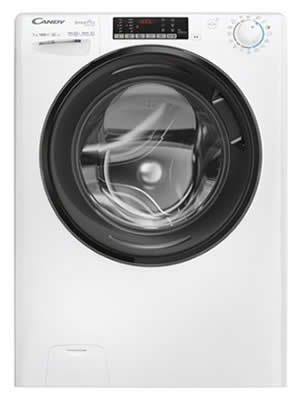 Candy CSO4474TWMB6/1-S Lavatrice Carica Frontale 7 KG 1200 Giri/min Classe A (Bianco - Nero)