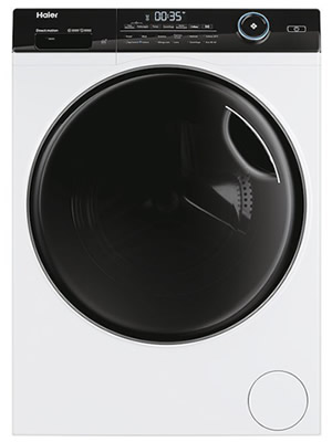 Haier HW90-B14959NEUIT I-Pro Serie 5 Lavatrice Carica Frontale 9 KG Classe A (Bianco - Nero)