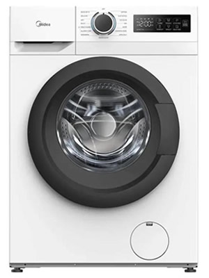 Midea MF110W70/W-IT Lavatrice Slim 7 KG 1200 Giri/min Classe D (Bianco - Nero)
