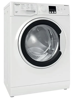 Hotpoint Ariston RSSF 624 W IT N Lavatrice Slim 1200 6 KG Giri/min Classe C (Bianco - Nero)