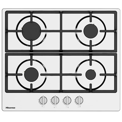 Hisense GM643XHFCI Piano Cottura a Gas 4 Fornelli 60 cm (Inox)