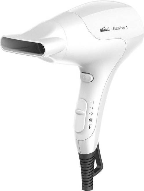 Braun HD 180 Asciugacapelli 2500 Watt Power Perfection (Bianco)