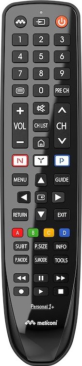 Meliconi Gumbody Personal 1+ Telecomando per TV Samsung (Nero)