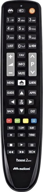 Meliconi Gumbody Personal 2+ Telecomando per TV LG (Nero)