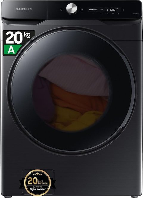 immagine di Samsung WF20DG8650BV/U3 Lavatrice Carica Frontale 20 KG 1000 Giri/min Classe A (Nero)