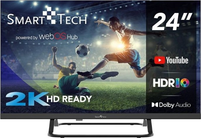 Smart Tech 24HW01V HD Ready Smart TV 24" Web OS (Nero)