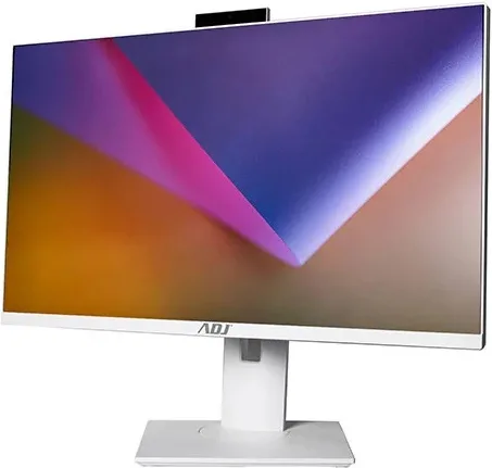 Adj pc all in one 27 pollici, Intel Core i5-12450H, 16GB RAM, 1TB SSD, Windows 11 Pro, Full HD, webcam 5MP, Wi-Fi, bianco