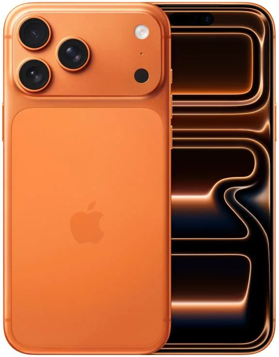 Apple MFYN4QL-A iPhone 17 Pro Max Smartphone 256GB 5G Display 6.9'' OLED A19 Pro Tripla Fotocamera 48MP colore Arancione Cosmico