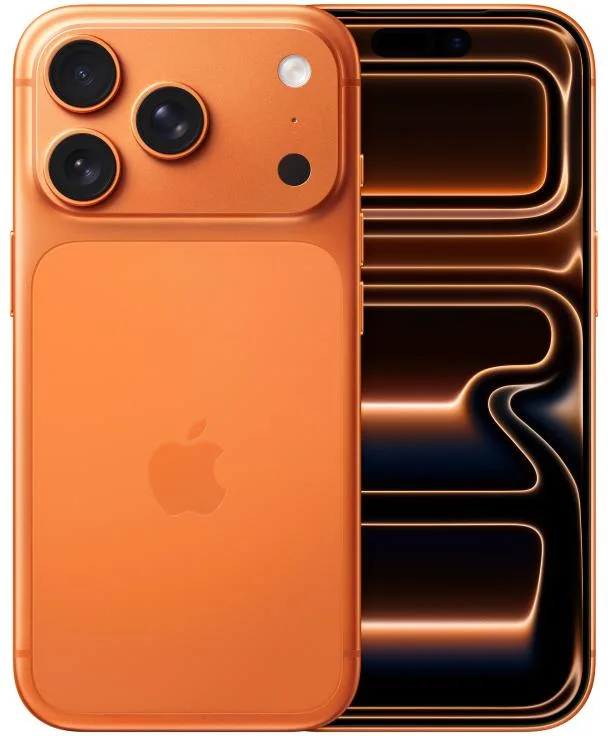 Apple MG8H4QLA iPhone 17 Pro Smartphone 256 GB 6.3'' A19 Pro Tripla fotocamera 48 MP 5G IP68 colore Arancione Cosmico
