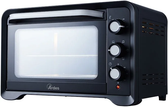 Ardes AR6264PB Magnus Forno Elettrico Ventilato 64 L 2000 W 6 Funzioni Cottura Timer 60 min Luce Interna Doppio Vetro colore Nero