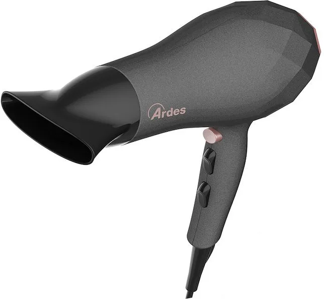 Ardes ARPHON02 Stylo Asciugacapelli 2200W 2 Velocita' 3 Temperature Diffusore Concentratore Filtro Removibile colore Nero