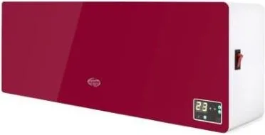 Argo 191070199 Chic Berry Termoventilatore Ceramico a Parete 2000W Display LED Telecomando Timer colore Ciliegia