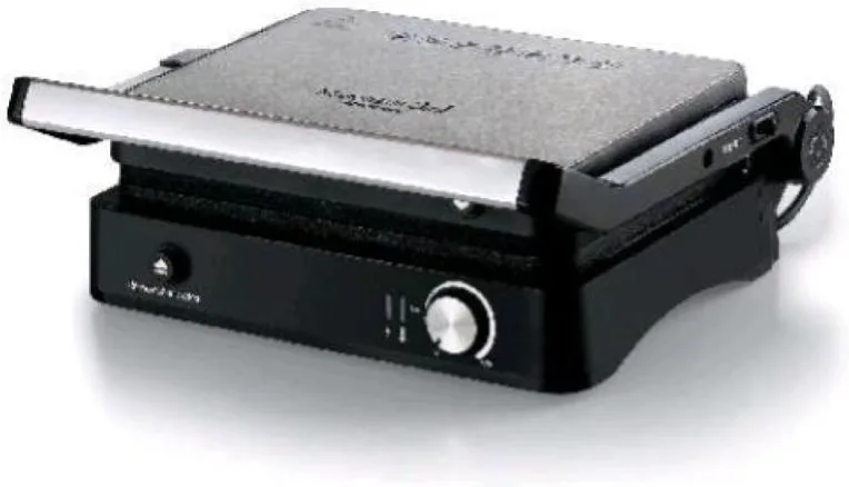 Ariete 1934 MetalGrill 3in1, Griglia elettrica per grigliate miste, 2000W, 3 modalità di cottura, Piastre antiaderenti, Silver/Black