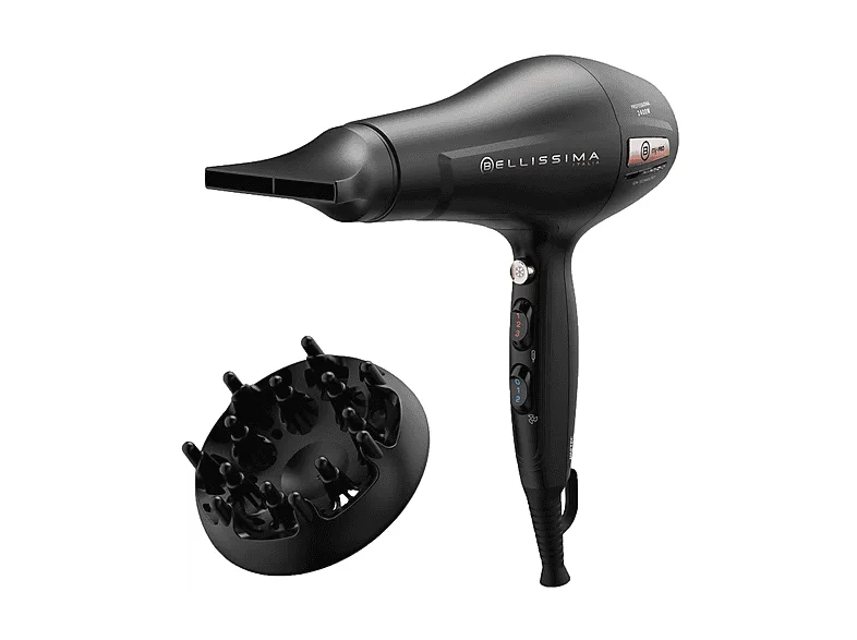 Imetec My Pro P3 3400 Asciugacapelli 2400 W (Nero)