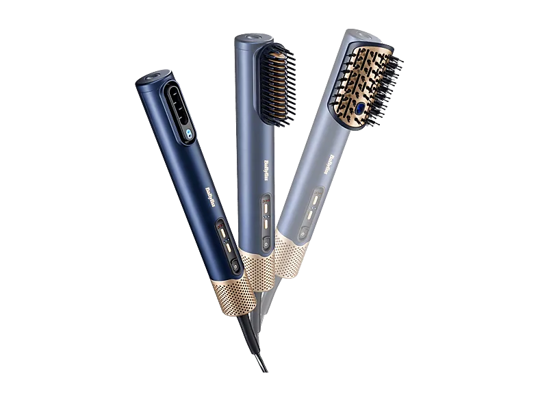 ASCIUGACAPELLI MULTIUSO BABYLISS AS6550E AIR WAND, Potenza 1600 W, Tipo di motore EC motor, Livelli temperatura 4, Tecnologia a ioni