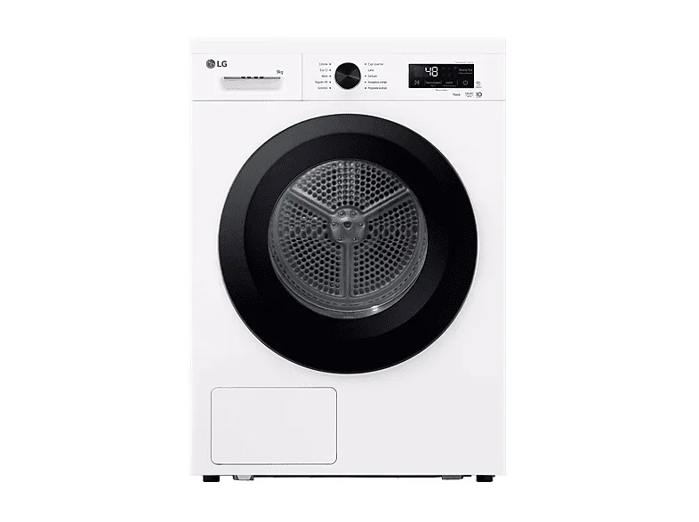 LG RNX1009NWK Asciugatrice a Pompa di Calore 9 KG Classe C (Bianco)