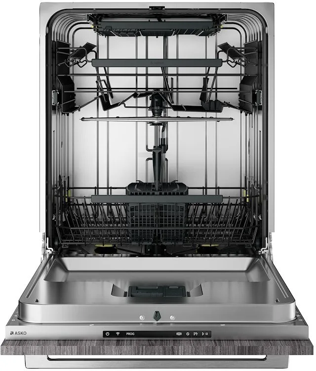 Asko DSD544B Lavastoviglie a Scomparsa Totale 14 coperti Classe A 42 dB 8 programmi Auto Door Open (81.9x59.6x55.4 cm) colore Acciaio