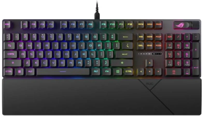 Asus 90MP0350-BKIA00 Rog Strix Scope Ii Tastiera Gaming USB QWERTY Italiano (Nero - Rosso)