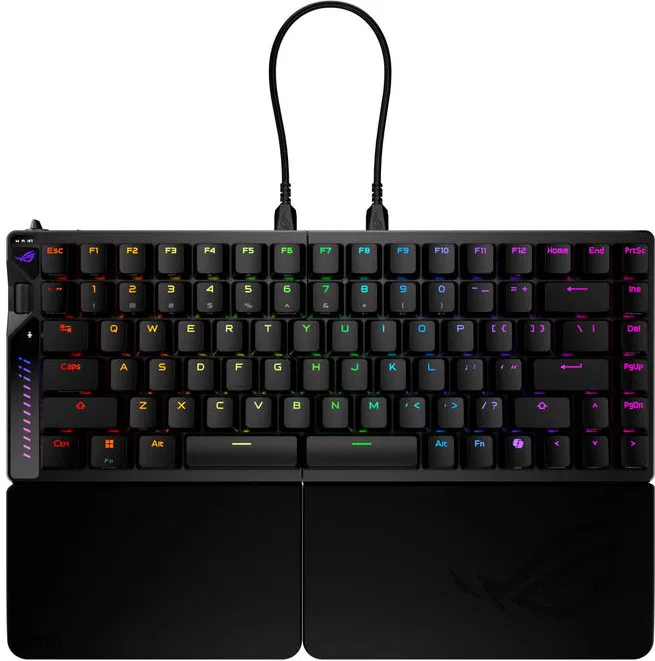 ASUS ROG Falcata tastiera Gaming USB + RF Wireless + Bluetooth Nero
