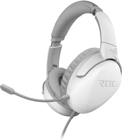 Asus rog strix go core cuffia gaming stereo con microfono e connettore jack 3.5mm bianco