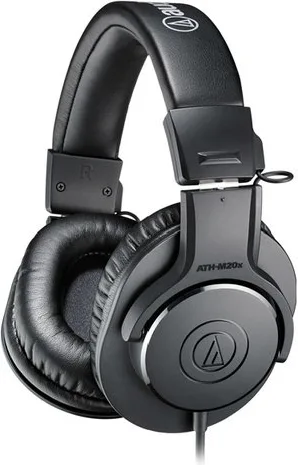 Audio-Technica ATH-M20X Cuffie Auricolari per Musica Cablate (Nero)