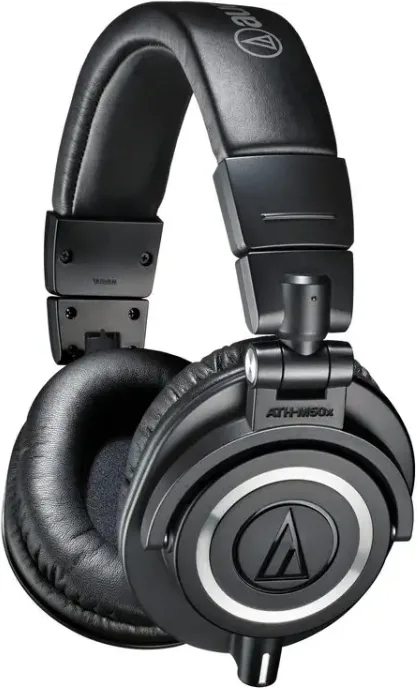 Audio-Technica ATH-M50X Cuffie da Studio per Musica Cablate (Nero)