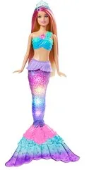 Bambola Sirena Luci Scintillanti Dreamtopia BARBIE HDJ36
