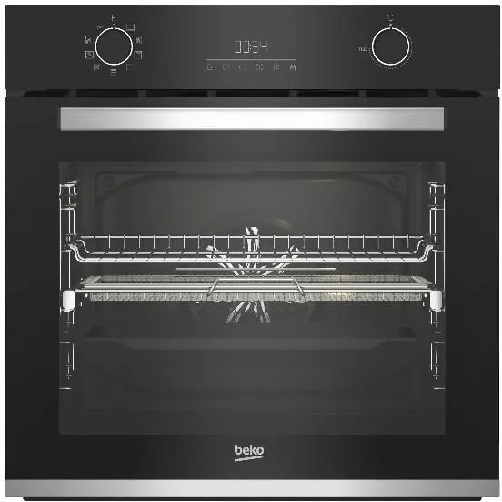 Beko BBIMA13302BMPE b300 Forno da incasso Elettrico 72 L Classe A+ Pirolitico AirFry 9 funzioni Touch colore Nero