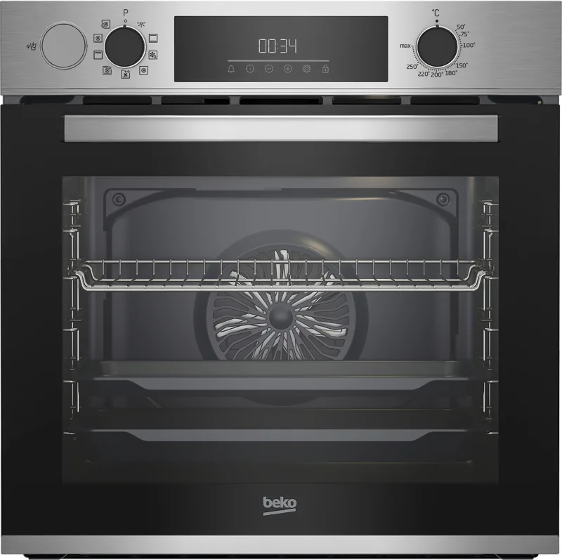 Beko BBIS12300XDE Beyond Forno da incasso Elettrico Multifunzione 72 L Classe A+ SteamAssist 9 Funzioni (59.5x59.4x56.7 cm) colore Acciaio Inox