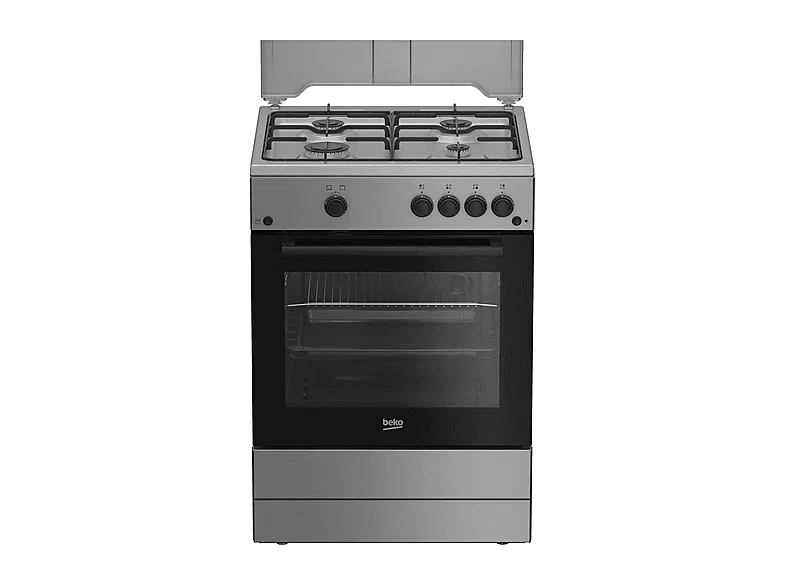 Beko FBG62010DX Cucina a Gas 4 Fuochi 60 cm (Acciaio Inox)