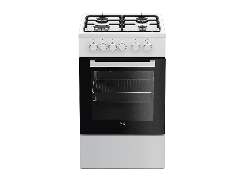 Beko FSS52020DW Cucina Libera Installazione 4 Fuochi Gas Forno Elettrico Statico 60 L Grill Classe A (85x50x60 cm) colore Bianco