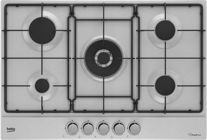 Beko HIAW75224SXE Piano Cottura 5 Fuochi 75 cm (Inox)