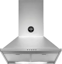 Bertazzoni KPL60PLAG1XA Cappa Aspirante a Parete 60 cm 600 m³/h Classe A (Acciaio Inox)