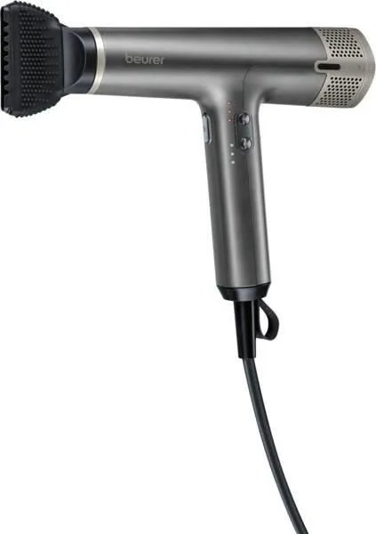 Beurer HC2RGLAMOURPLUS Glamour Plus Asciugacapelli 1700 W (Grigio)
