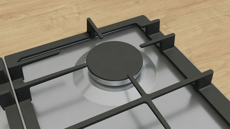 Bosch PCR9A5I90 Piano Cottura a Gas 5 Fuochi 90 cm (Acciaio Inox)
